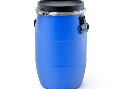 플라스틱 배럴 3D 모델