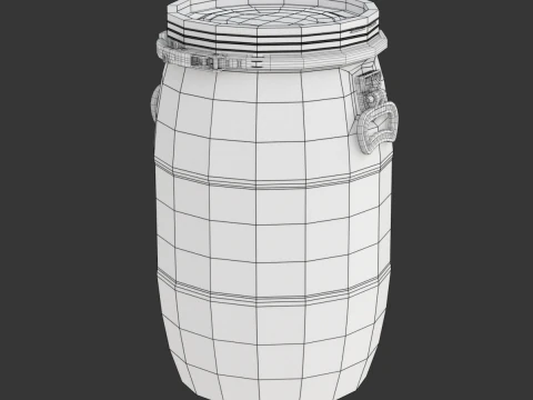 Plastik Varil 3D Model