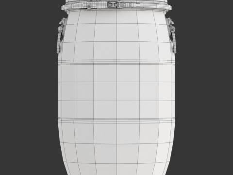 Plastic Barrel Modelo 3D