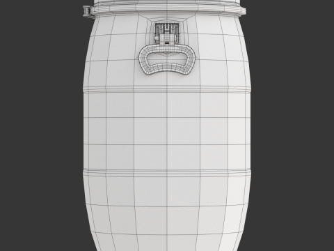 Plastic Barrel Modelo 3D