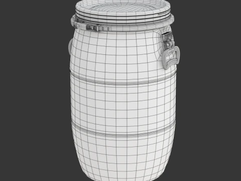 Plastik Varil 3D Model