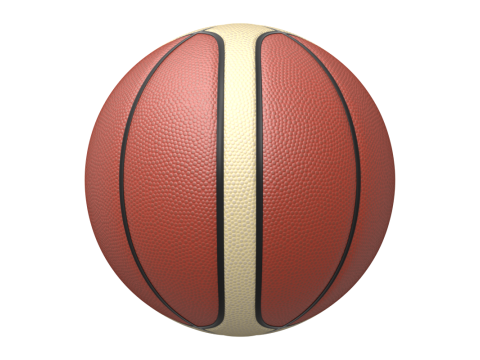 Basketball with two colours 3D 模型