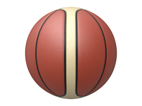 Basketball with two colours 3D Model