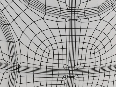 Basketball with two colours 3D Model