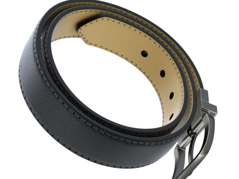 Leather Belt Model 3D