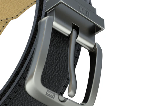 Sk&oacute;rzany pasek Model 3D