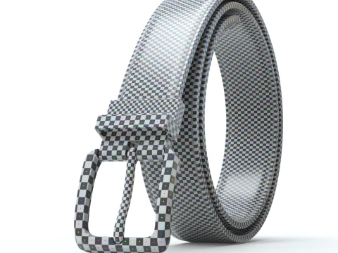 Sk&oacute;rzany pasek Model 3D