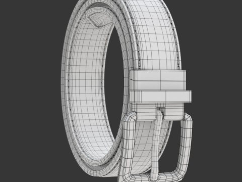 Leather Belt Model 3D
