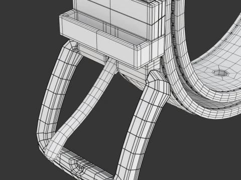 Sk&oacute;rzany pasek Model 3D