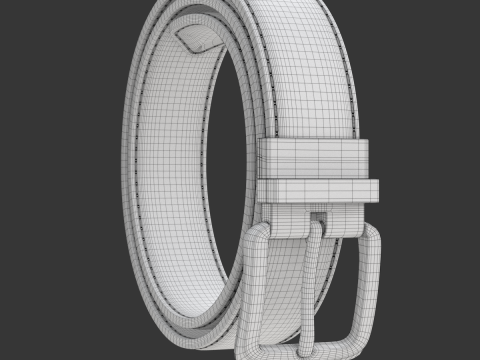 Leather Belt Model 3D
