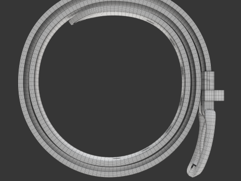 Leather Belt Model 3D