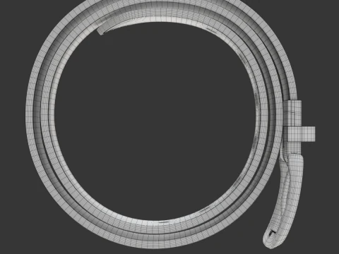 Sk&oacute;rzany pasek Model 3D