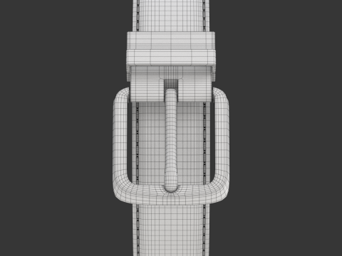 Leather Belt Model 3D