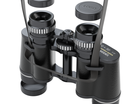 Binoculars Model 3D
