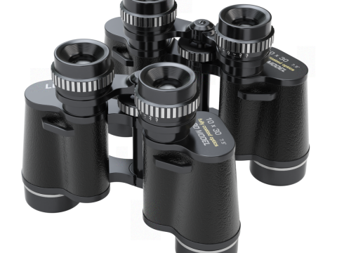 Binoculars Model 3D