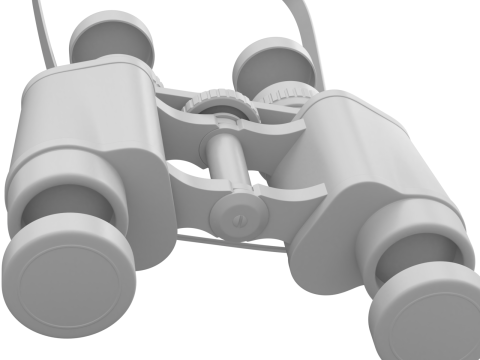 Binoculars Model 3D