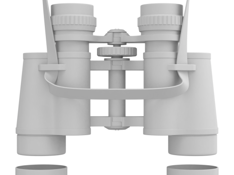 Binoculars Model 3D