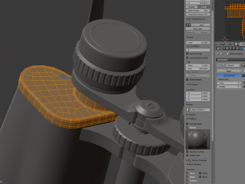 Binoculars Model 3D