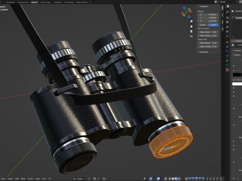 Binoculars 3D Model