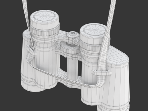 Binoculars Model 3D