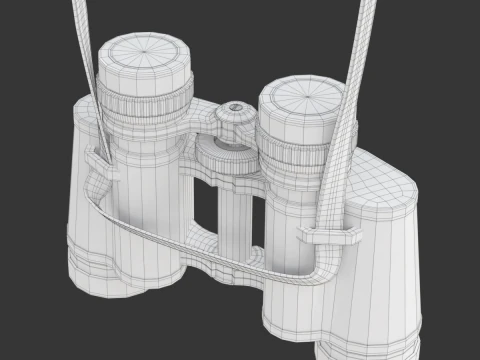 Binoculars 3D Model