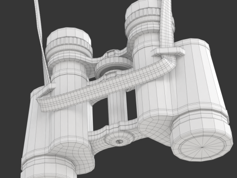 Binoculars Model 3D