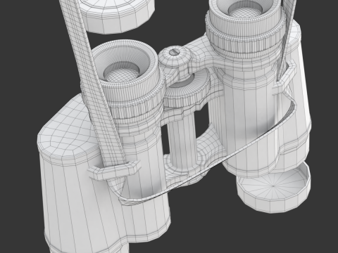 Binoculars Model 3D