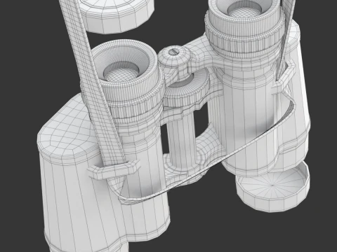Binoculars 3D Model