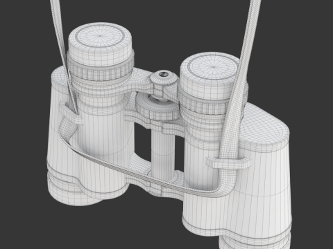 Binoculars Model 3D