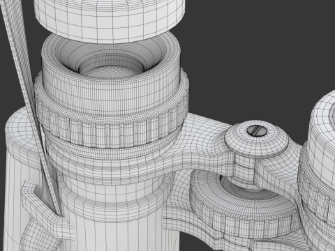 Binoculars Model 3D
