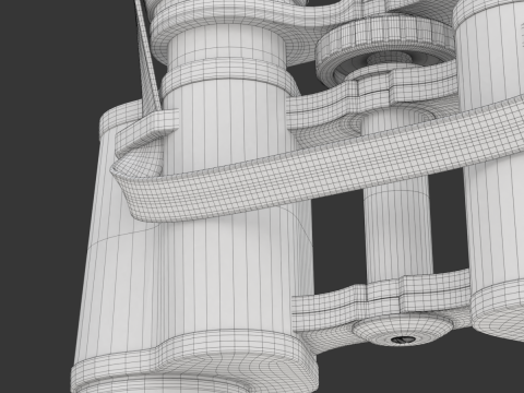 Binoculars Model 3D