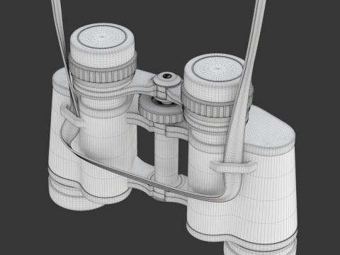 Binoculars Model 3D