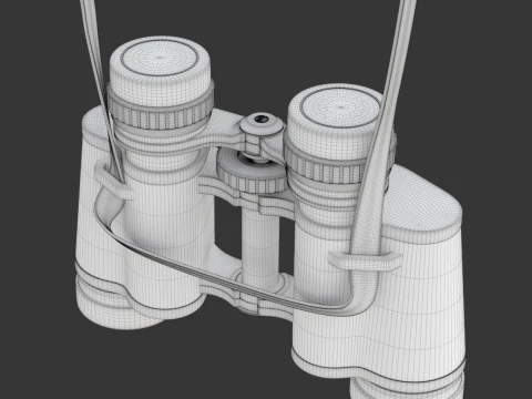 Binoculars 3D Model