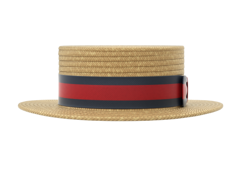 Boater Hat Model 3D