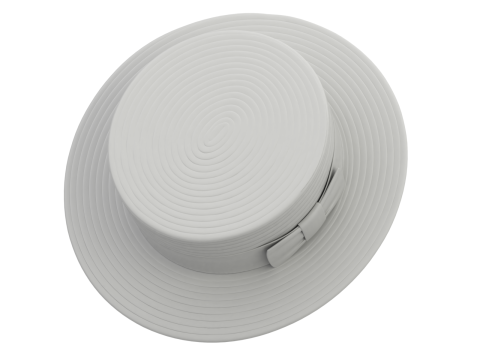 Boater Hat Model 3D