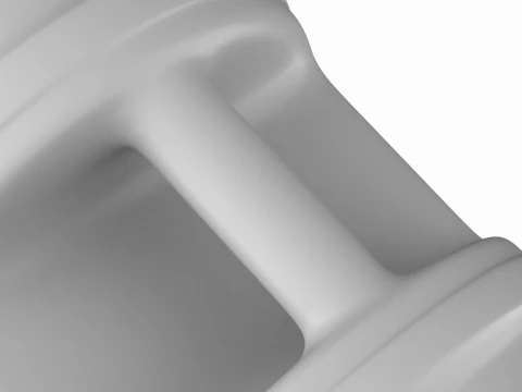 Dispenser Water Bottle with Plastic Pump 3D Model