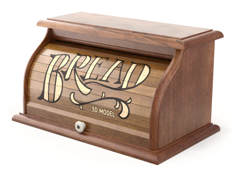 Scatola del pane Modello 3D .c4d .max .obj .3ds .fbx .stl .blend 