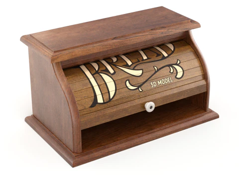 Scatola del pane Modello 3D