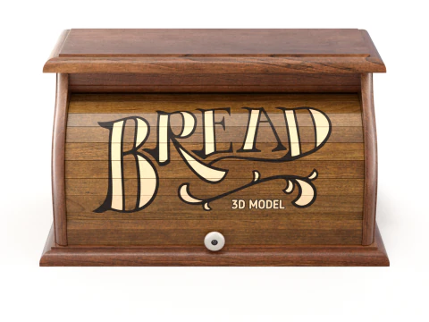 Scatola del pane Modello 3D