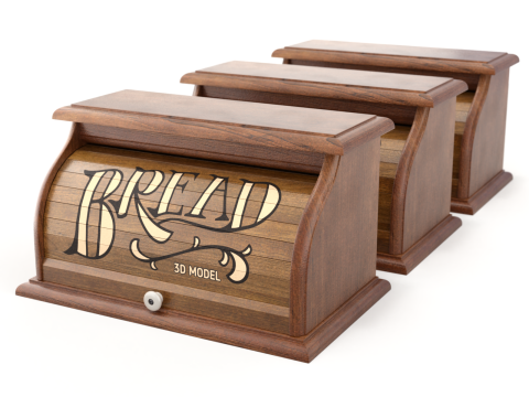 Bread Box 3D Модель
