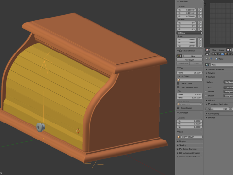 Bread Box 3D Модель