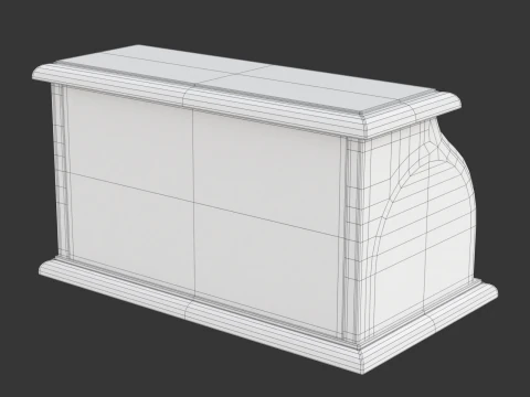 Scatola del pane Modello 3D