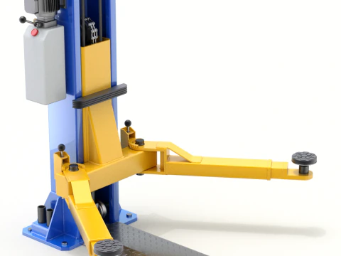 Car Lift Animation 3D Model