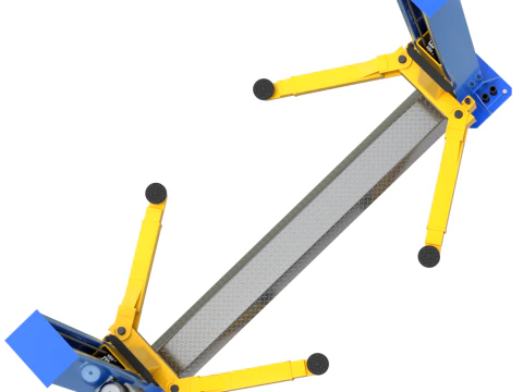 Car Lift Animation 3D Model