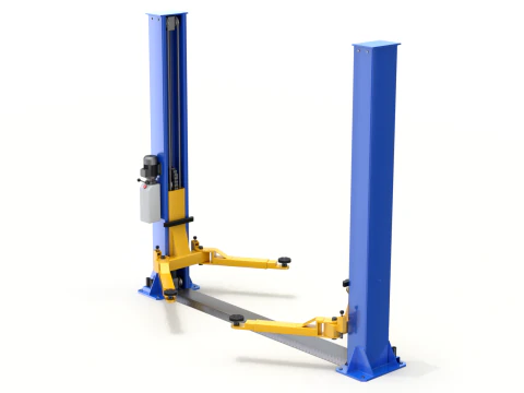 Car Lift Animation 3D Model