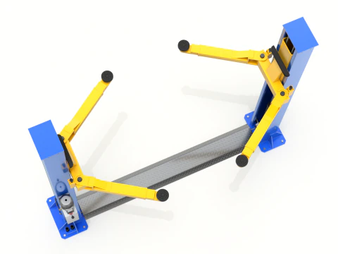 Car Lift Animation 3D Model