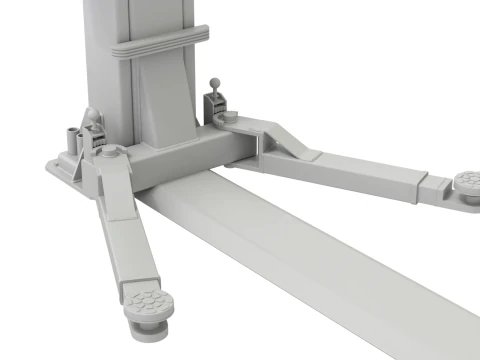 Car Lift Animation 3D Model