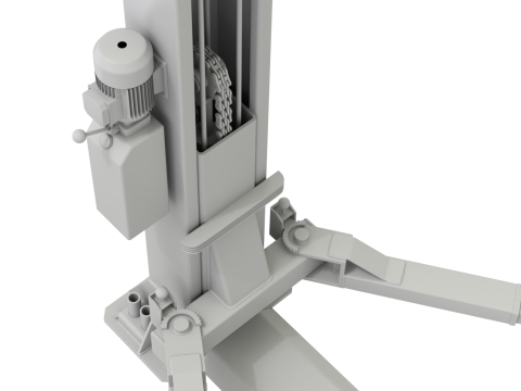 Car Lift Animation Modelo 3D