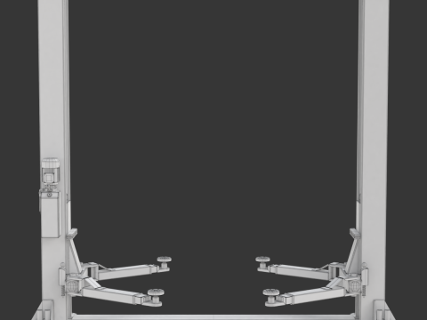 Car Lift Animation Modelo 3D