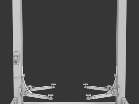 Car Lift Animation 3D Model